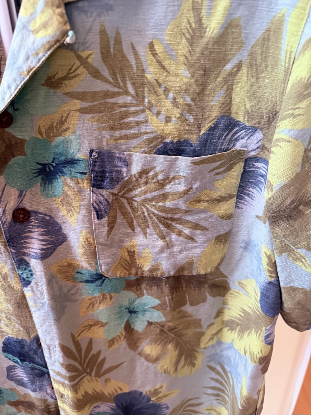Havana Jack’s Cafe 100% Silk Hawaiian Shirt Mens L Tropical Floral Aloha - Picture 3 of 9